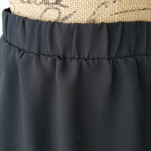 Catch My mini skirt black tiered ruffle mini elastic waist Size Small Juniors - Picture 3 of 5
